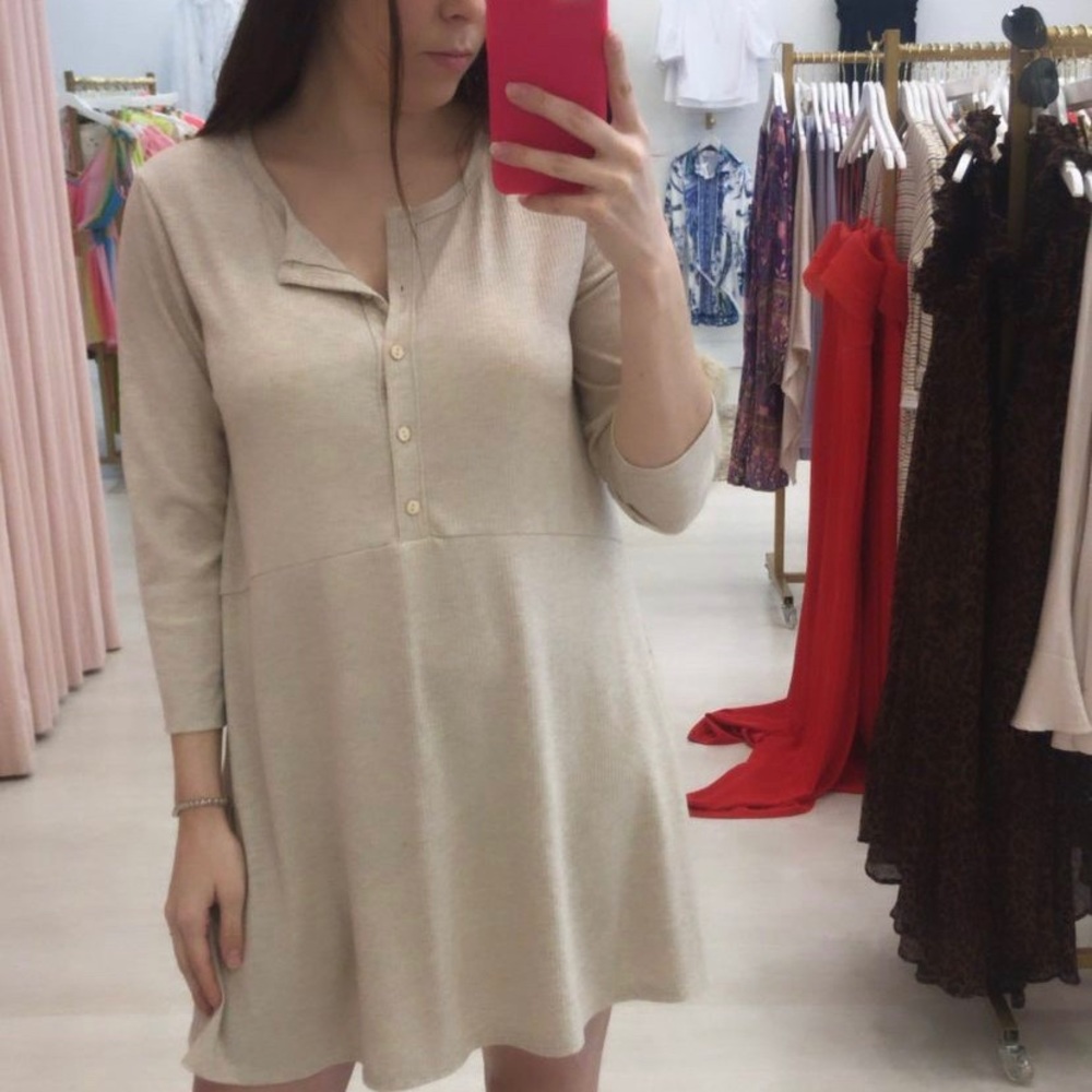Tan dress